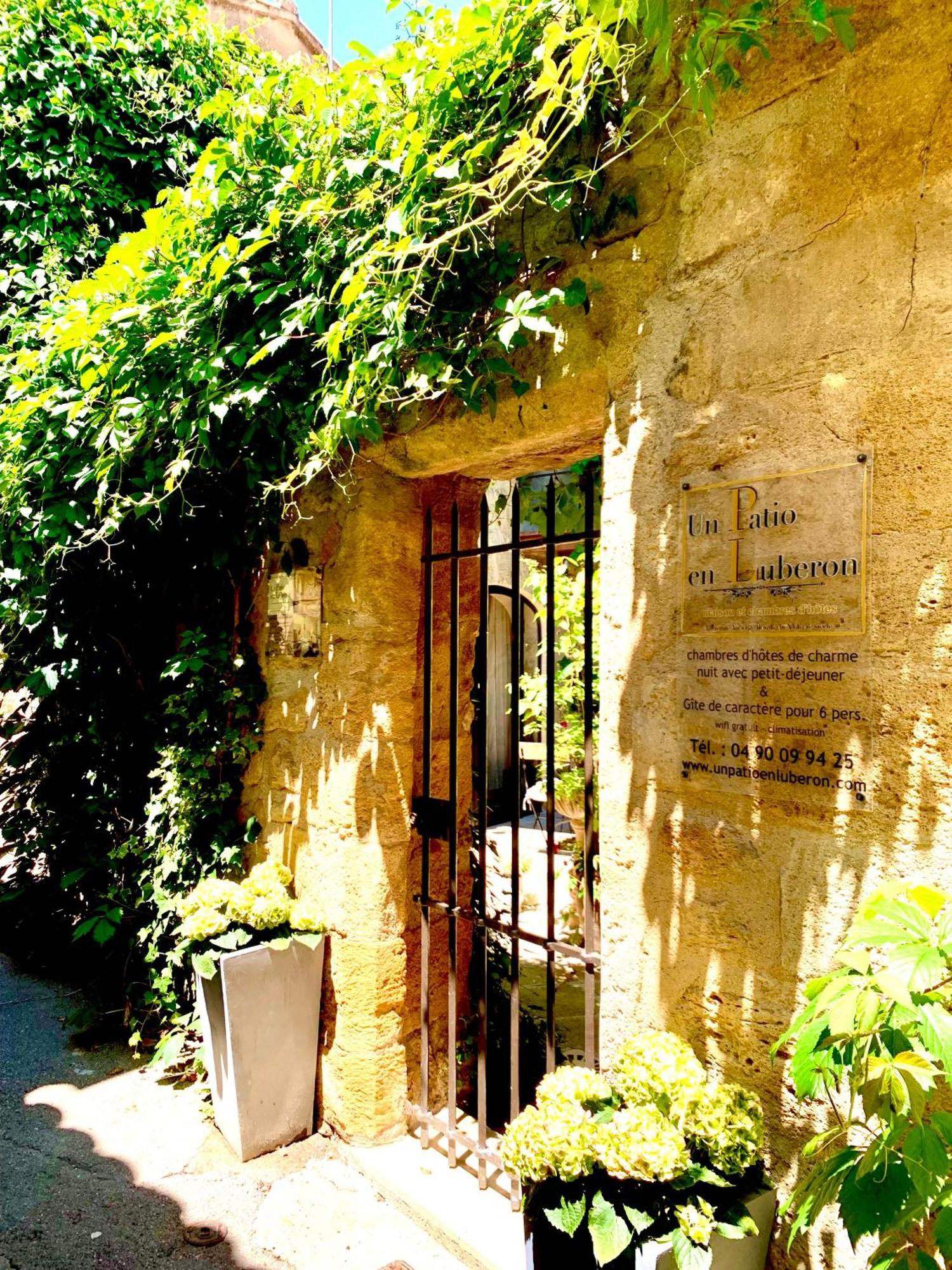 Un Patio En Luberon Bed and Breakfast Ansouis Eksteriør billede